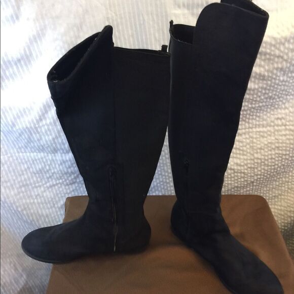 Sexy 20” black jack over knee biker boots size 8 - Picture 5 of 9